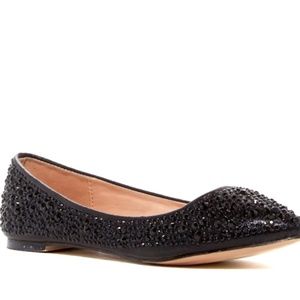 Lauren Lorraine LIZZY New Crystal Jewel Flats Shoe